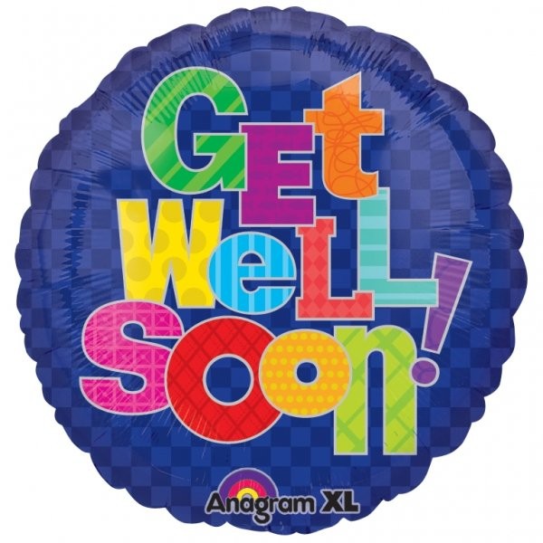 Get Well Soon! 18" Foil Balloon