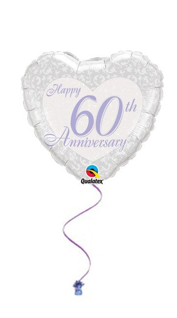 Happy 60th Anniversary 18" Foil