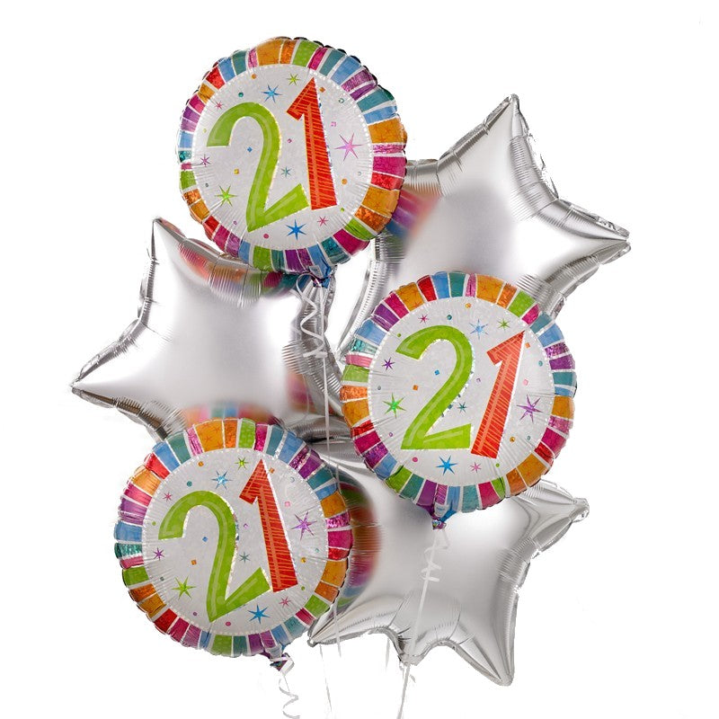 21st Special Birthday Balloon Bouquet