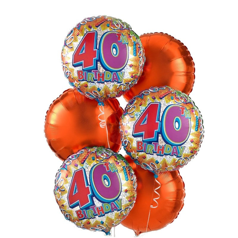 40th Special Birthday Balloon Bouquet