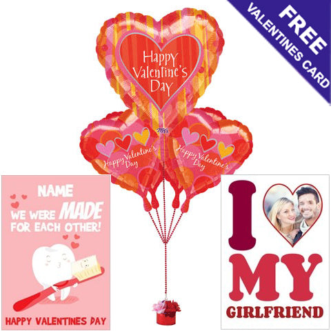 Valentine's Day Balloons - Big Hearts