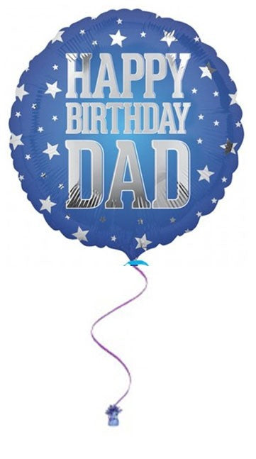 Happy Birthday Dad Super Star Foil