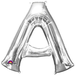 Letter A Silver SuperShape Balloon