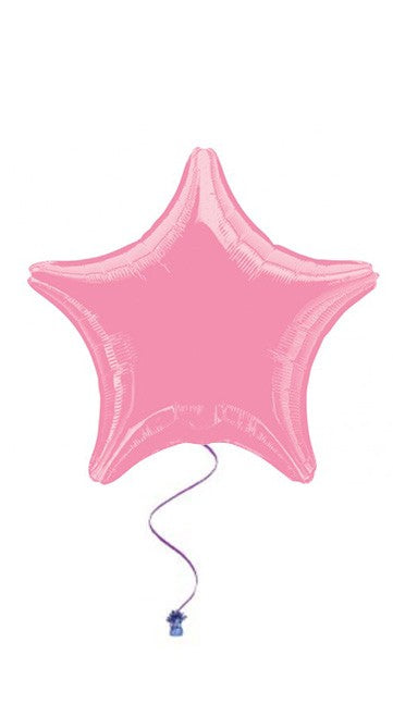 Metallic Pink Star Foil Balloon