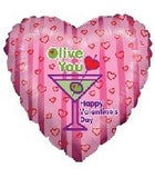 Olive You Happy Valentines Day Balloons
