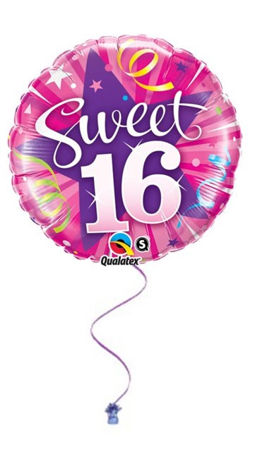 Sweet 16th Birthday 18" Foil